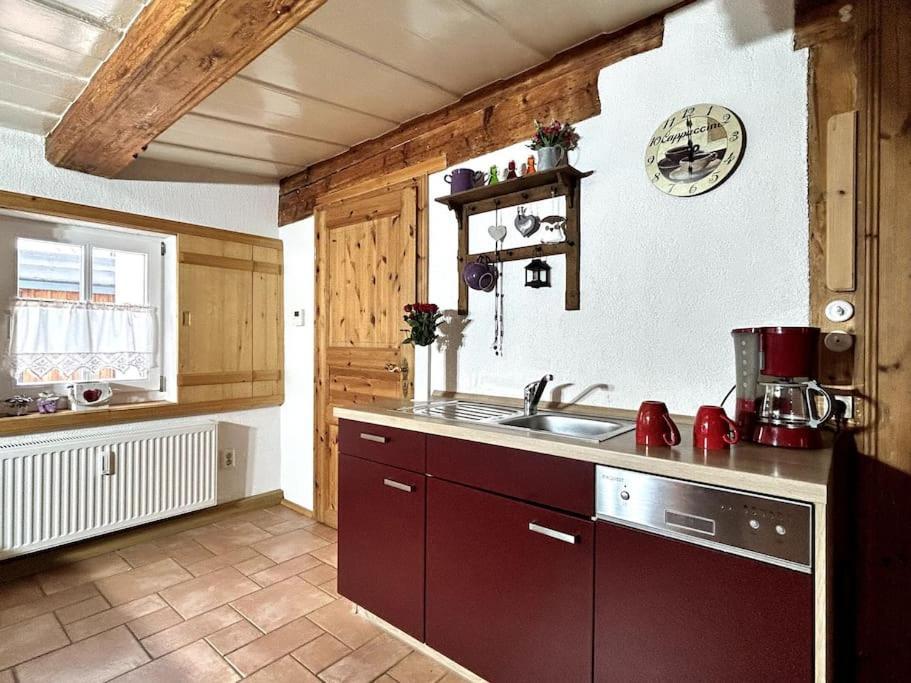 Rustikales Studio-Apartment Blockstube Im Haus Selma Гросшенау Екстер'єр фото